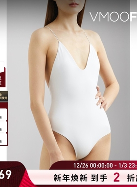 【折扣】JADE SWIM 女摩登简约线条感连体泳衣