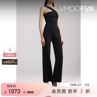 春夏女单肩弹力连体衣 GAUGE81