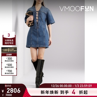 夏季 Mccartney Stella 女牛仔迷你连衣裙 折扣