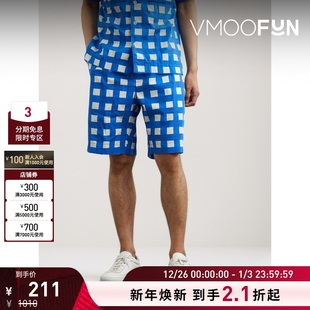 男格纹棉质平纹布短裤 MENDIAN LOREAK 休闲裤 折扣