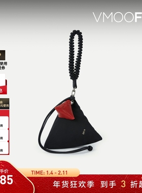 【新年礼物】Ader Error 夏女带缀饰尼龙黑色手提包