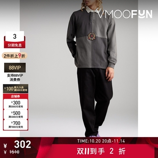 折扣 男双色棉质长袖 Pop Company Polo衫 Trading