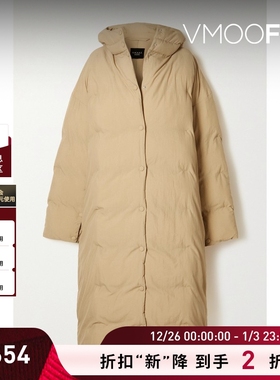 【折扣】A.W.A.K.E. MODE 秋冬女士宽松绗缝连帽棉服外套