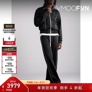 【折扣】Amiri 秋冬男品牌标志贴花平纹布夹克外套