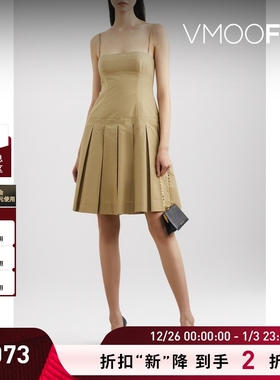 【折扣】SANDY LIANG 女方领迷你吊带连衣裙