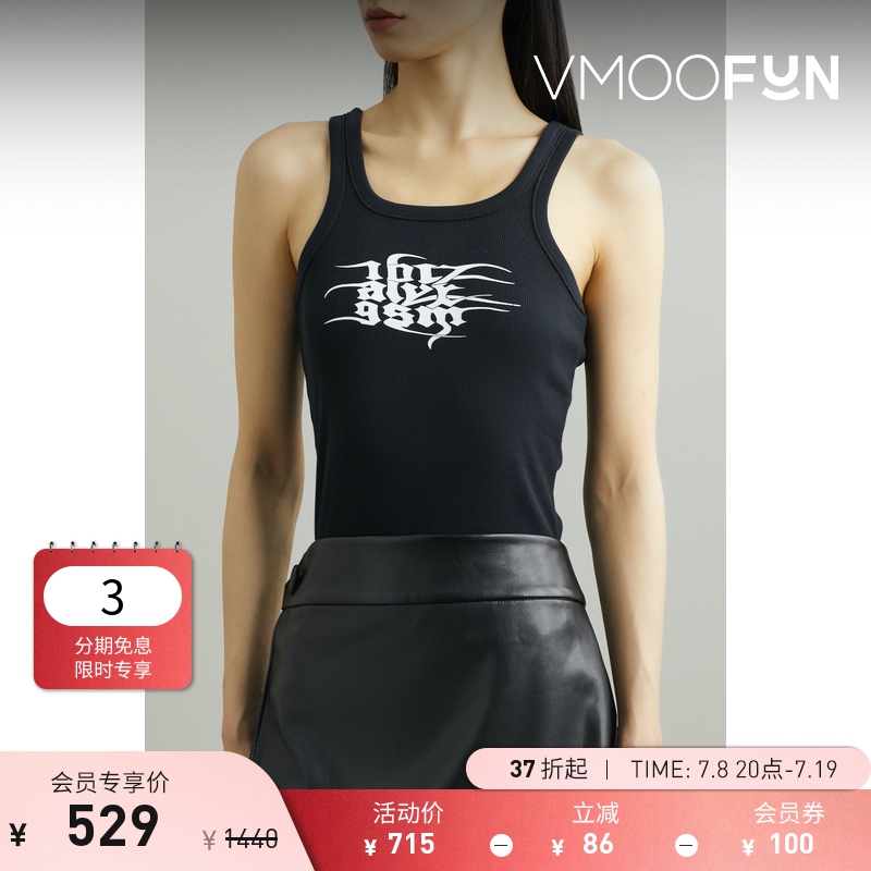 【折扣】1017 ALYX 9SM 女印花棉质针织坦克背心马甲
