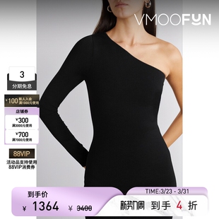 Victoria 早春女单肩弹力针织上衣 Beckham