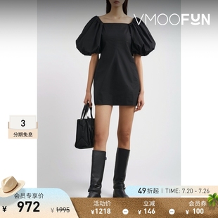 折扣 GANNI女士褶饰棉质府绸迷你连衣裙