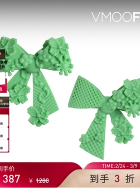 【38礼物】[SHUSHUTONG联名款]YVMIN/尤目女蝴蝶结耳环