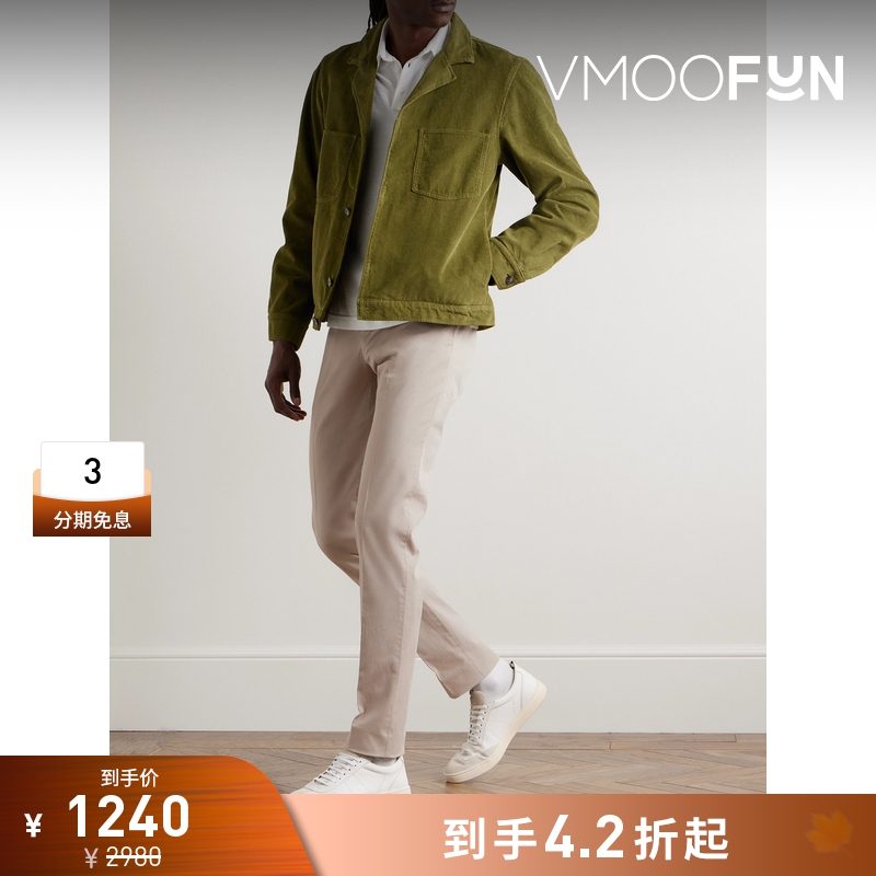 【折扣】Incotex 夏季男棉质混纺长裤休闲裤