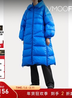 【折扣】BACON 冬季女连帽鸭绒羽绒服外套