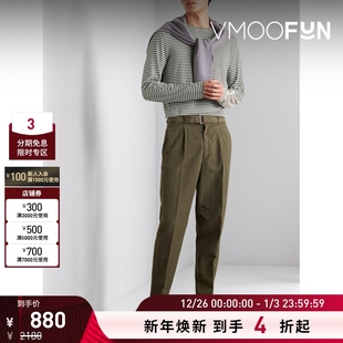 条纹亚麻混纺长袖 Générale男士 Officine T恤 折扣