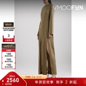 折扣 NINA RICCI 秋季 女千鸟格羊毛连衣裙