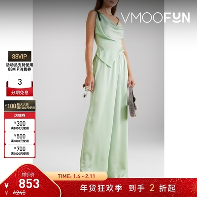 【折扣】16ARLINGTON 缎面垂坠感女式阔腿裤