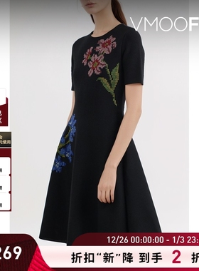 【折扣】OSCAR DE LA RENTA女士针织中长连衣裙