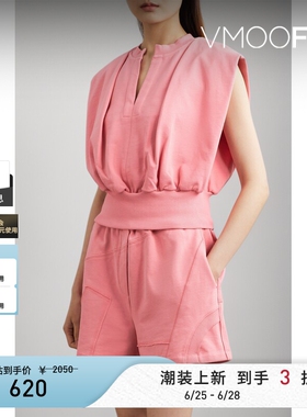 3.1 Phillip Lim 夏女V领无袖棉质上衣