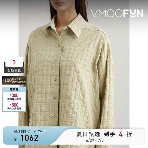 LOW CLASSIC春夏女士格纹平纹布衬衫