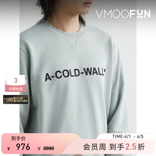 COLD WALL秋冬男印花棉质平纹布卫衣 秒杀