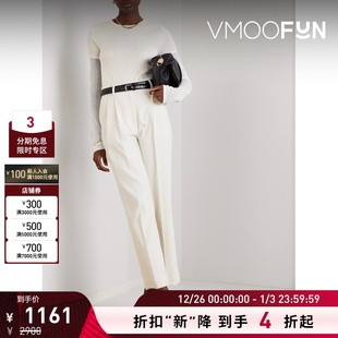 羊绒真丝混纺针织衫 秋冬女分层式 TOTEME 毛衣 折扣再降