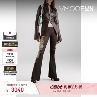 【反季特惠】16ARLINGTON 春夏女挖剪皮革衬衫式外套