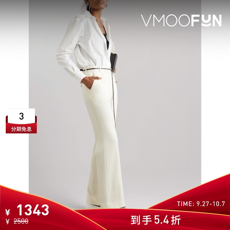 【折扣】TOTEME 女士精致宽松刺绣logo细条纹棉质府绸衬衫