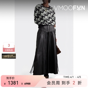 末折扣 Etro 秋冬女羊毛混纺提花针织毛衣 季