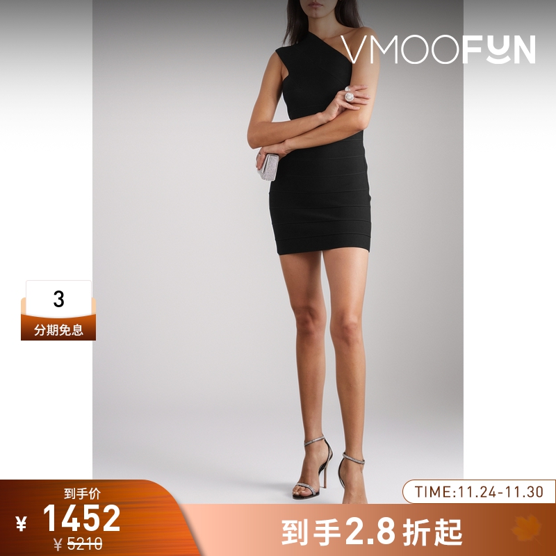 【折扣】HERVE LEGER女士绷带迷你连衣裙