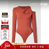 折扣 ALIX NYC女士单肩挖剪弹力平纹布连体丁字裤 式 紧身衣