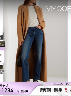 MOTHER DENIM女士高腰直筒牛仔裤