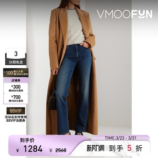 MOTHER DENIM女士高腰直筒牛仔裤