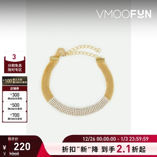 KENNETH JAY 女镀金锆石手链 LANE 折扣再降