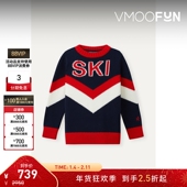 女童装 字母嵌花V形图案毛衣 Moment 冬季 折扣 Perfect