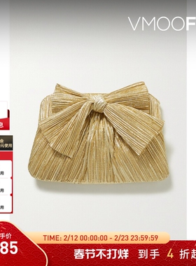 【折扣】Loeffler Randall女士蝴蝶结细褶晚宴手拿包