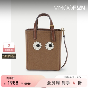 ANYA HINDMARCH女士皮革边饰手提包 礼物