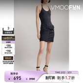 女带缀饰挂脖连衣裙小黑裙 9SM 1017 ALYX