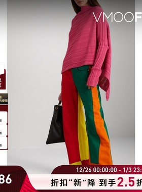 【折扣】Marques' Almeida 秋冬女解构围裹式针织上衣