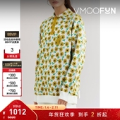 Tibi 折扣 女士清新浪漫嵌花混纺弹力针织衫