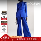 折扣 Alex Perry 早春女缎面绉纱西装 外套