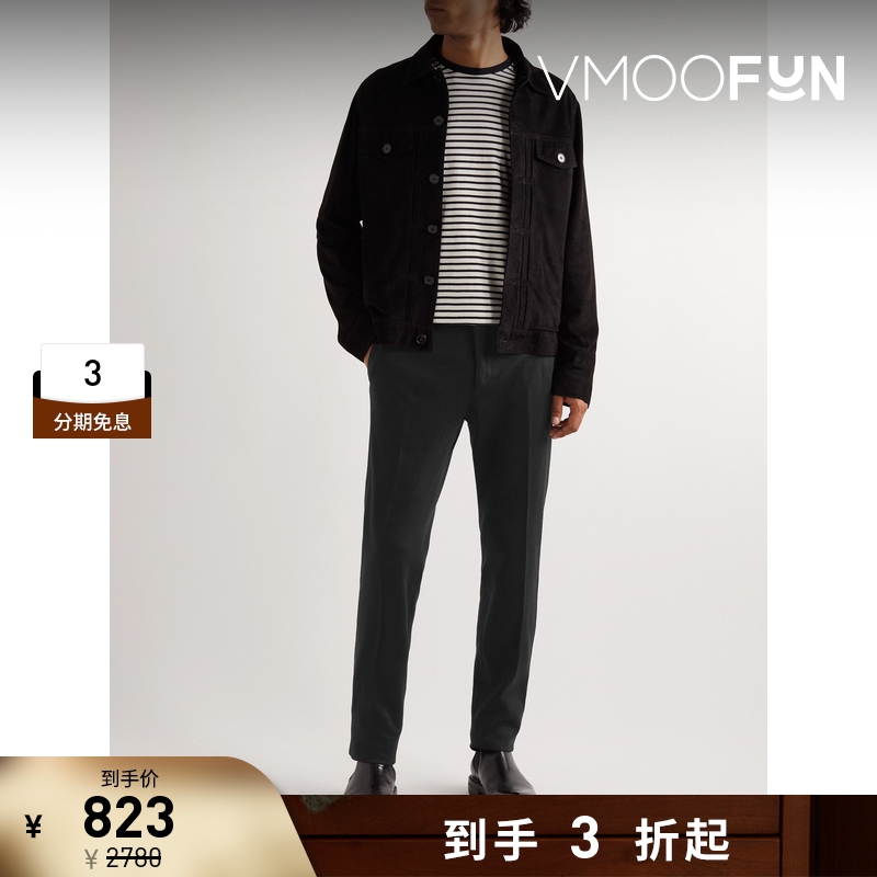 【折扣】Incotex 男修身棉质混纺长裤