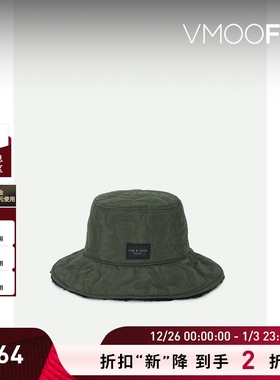 【折扣】Rag＆Bone女士正反两戴绗缝软壳面料抓绒渔夫帽