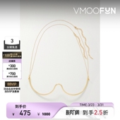 Gaia Cult 女优雅纤细黄铜金色金属身体链 礼物