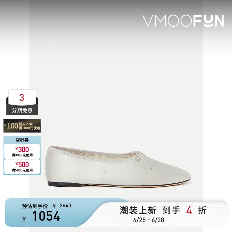 Loeffler Randall 春夏女蝴蝶结饰芭蕾平底鞋 - 实物图