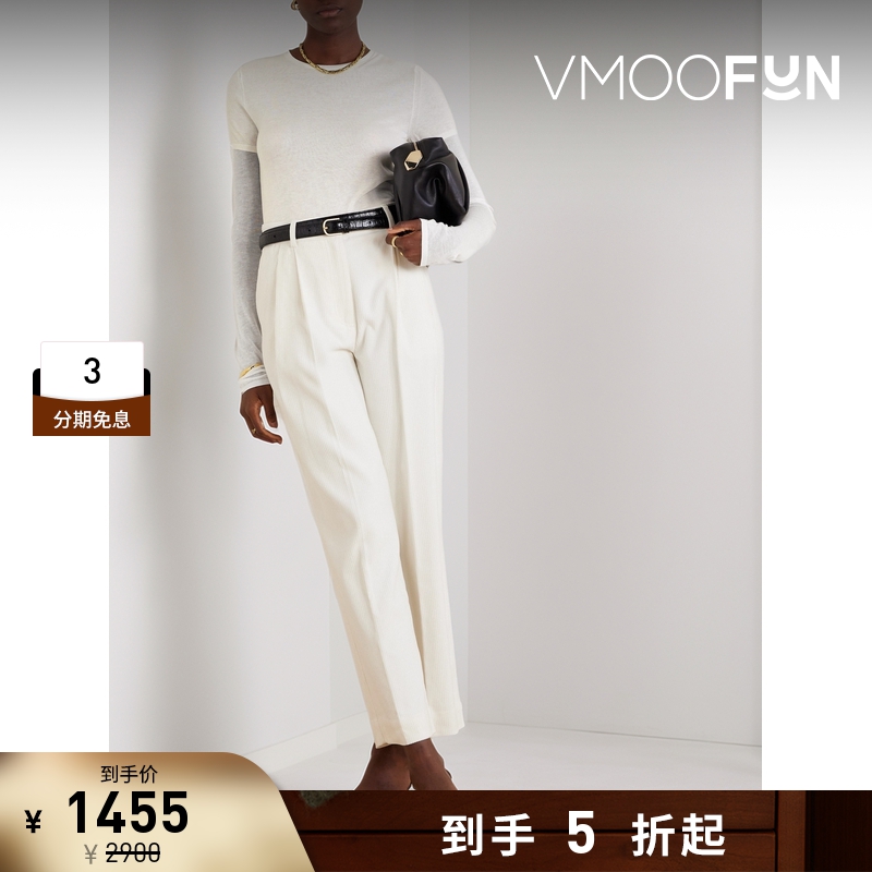 【折扣】TOTEME 秋冬女分层式羊绒真丝混纺针织衫毛衣