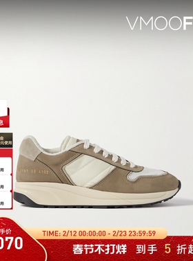 【折扣】COMMON PROJECTS 女士绒面革软壳面料网眼运动鞋