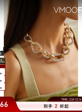 【折扣再降】Cult Gaia Reyes女金色金属粗链环项链