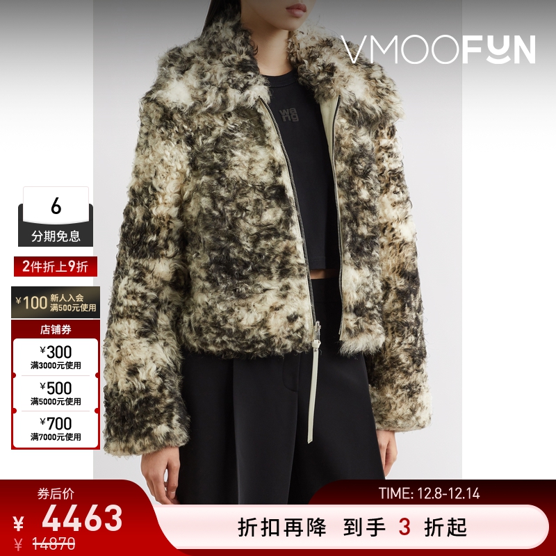 【折扣】SHOREDITCH SKI CLUB 女正反两穿羊毛皮短外套