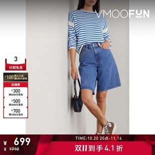 ALEX MILL女士藍白條紋棉質毛衣 折扣