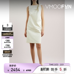 TOTEME夏季 女解构棉麻混纺连衣裙