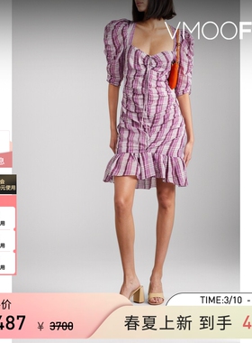 Isabel Marant Etoile 女格纹迷你连衣裙