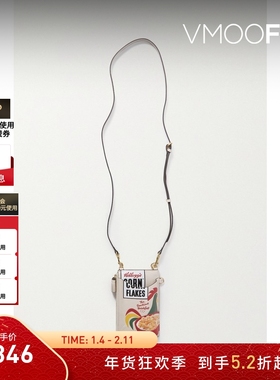 【折扣】Anya Hindmarch 夏季女羊皮革印花单肩包